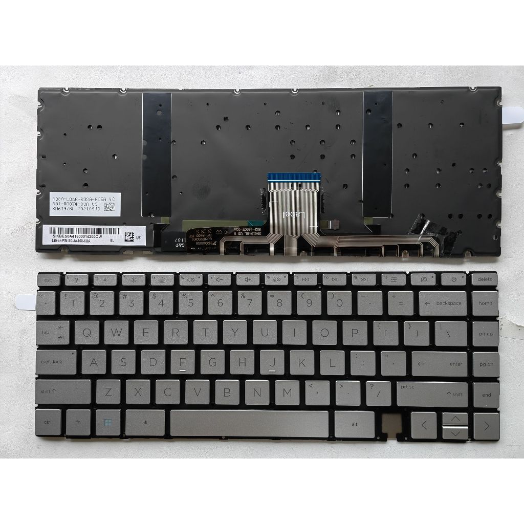 US Layout แป้นพิมพ์แล็ปท็อปสําหรับ HP Spectre 14-ea 14-ea0000 14-ea1000 14-ea2000 14t-ea0000 ไม่มีจุ