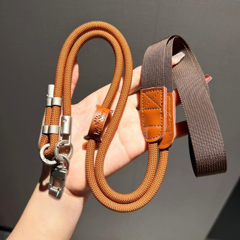Mountain Series หัวเข็มขัดคู่กลางแจ้งโทรศัพท์มือถือ Lanyard ปรับ Crossbody มัลติฟังก์ชั่นไหล่กลับกล้องบรอดแบนด์ Anti-theft เชือก Cha