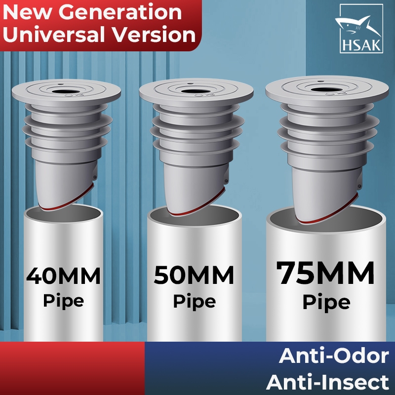 ป้องกันกลิ่นห้องครัวอ่างล้างจานท่อระบายน้ําท่อฝาครอบป้องกันแมลงท่อระบายน้ําห้องน้ําซิลิโคนแหวนปิดผนึก