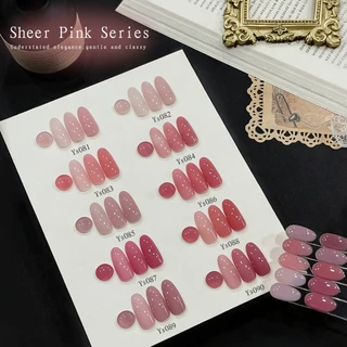 XEIJAYI 10ml-Nude Pink Peach Color Gel Nail Polish, ความอิ่มตัวต่ํา, เหมาะสําหรับการใช้งานทุกวัน