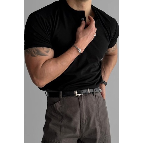 【Masah COD】เสื้อยืดผู้ชาย คอกลม ผ้าฝ้าย สวมใส่สบาย สีขาว แฟชั่นฤดูใบไม้ร่วง และฤดูหนาว สไตล์เกาหลี เสื้อยืดผู้ชาย