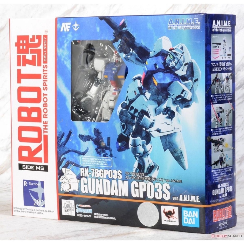 BANDAI THE ROBORT SPIRITS 280 GP03S กันดั้มต้นแบบหน่วย 3 Stamen 0083 ฟิกเกอร์สมบูรณ์