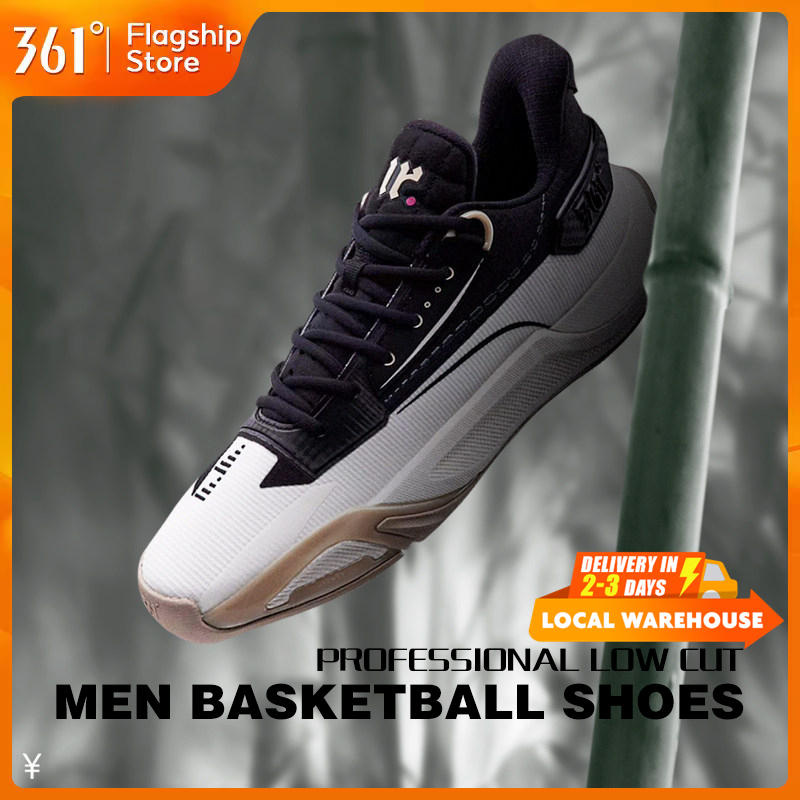 【361 Degrees】Genesis Men Basketball Shoes Professional Low Cut สำหรับเล่นบาสเก็ตบอล ขนาดใหม่ ผู้ชาย 
