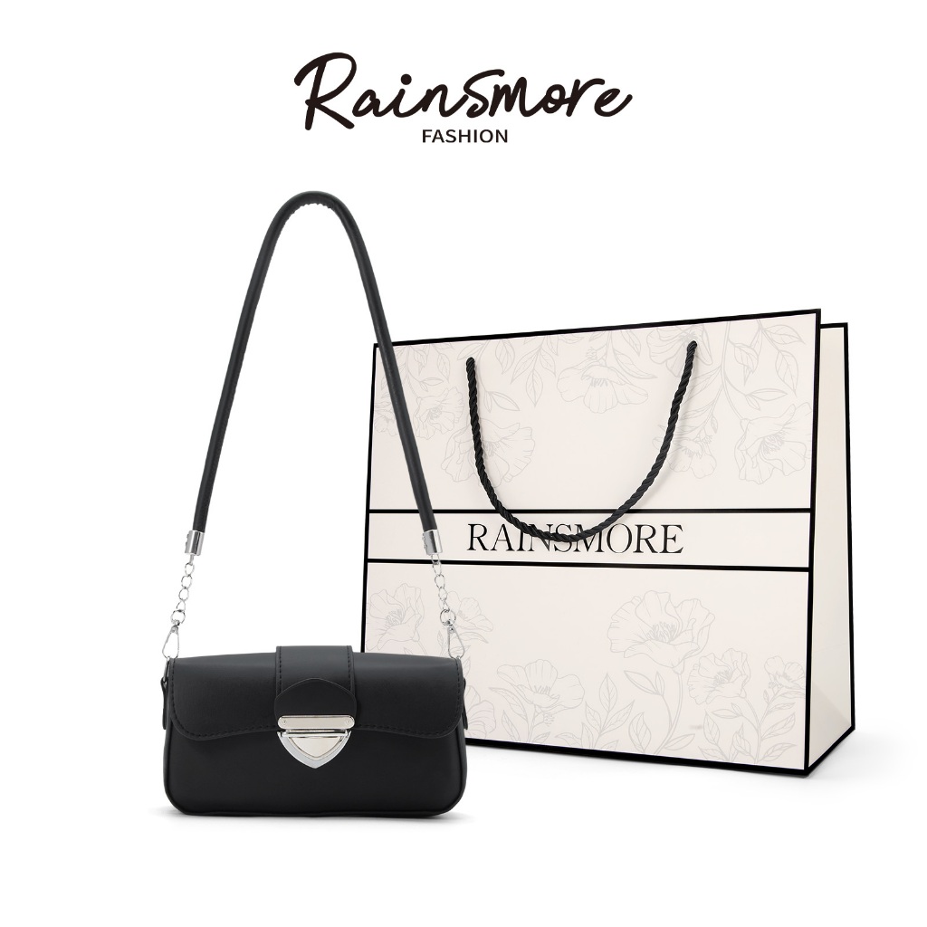 RAINSMORE กระเป๋าใต้วงแขน ดีไซน์วินเทจมินิมอล เก๋ไม่เหมือนใคร ใช้ทำงานและทุกวัน กันน้ำเบาๆ