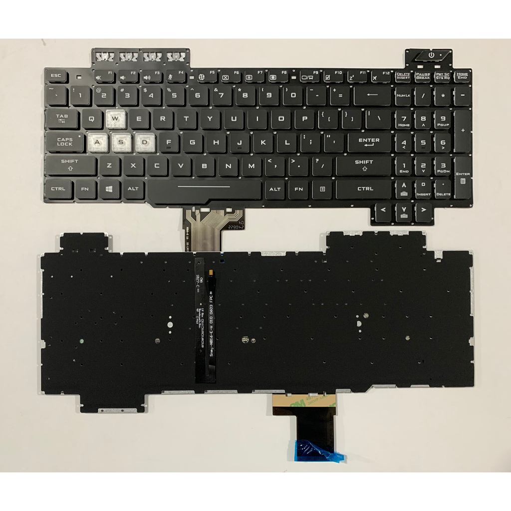 US Layout แป้นพิมพ์แล็ปท็อปสําหรับ ASUS FX505 FX505D FX505DV FX505DY FX505GT FX505G FX505GE ไม่มีจุด