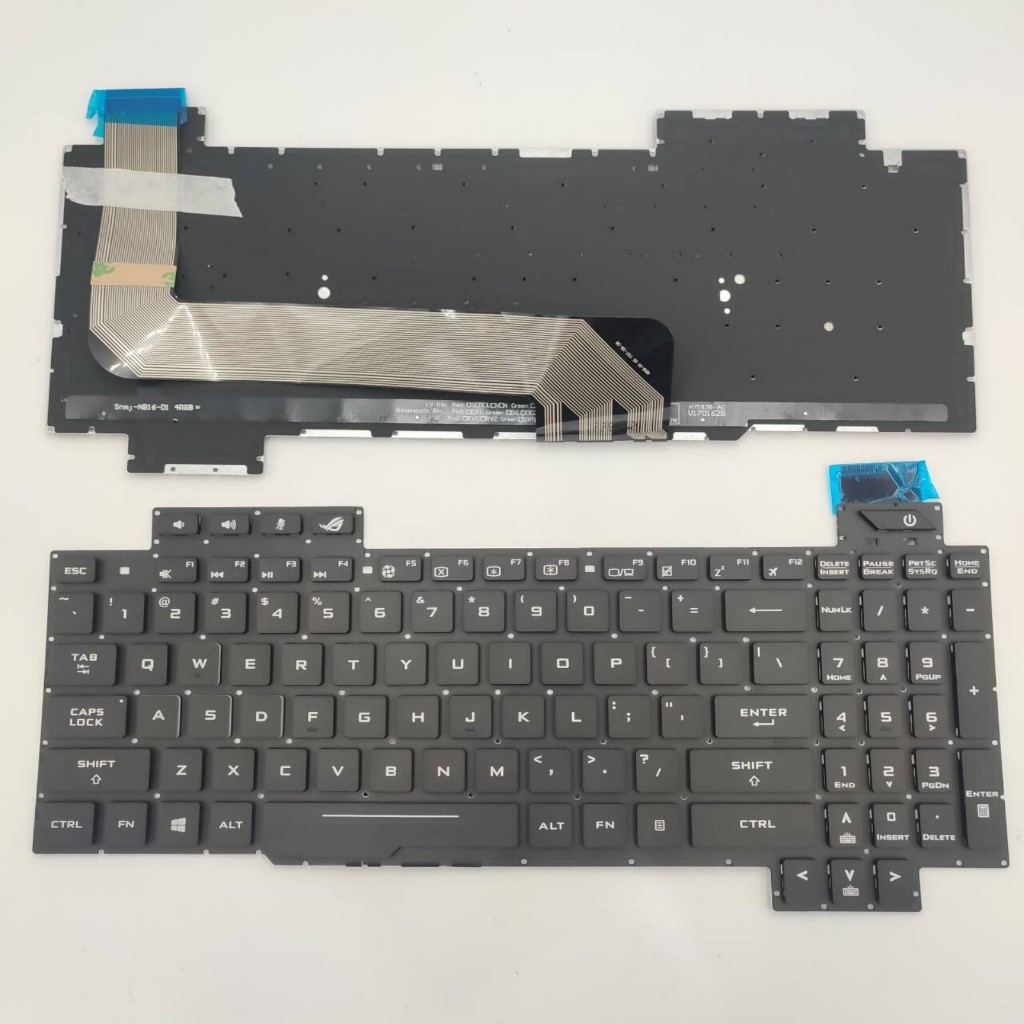 US เค้าโครงแป้นพิมพ์แล็ปท็อปสําหรับ Asus ROG Strix GL503GE GL503VD GL503VM GL703GE GL703VD GL503V GL