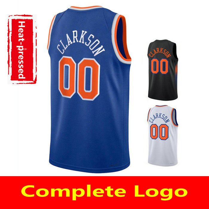 ทําเองเสื้อบาสเก็ตบอลผู้ชายใหม่ Custom 00 Clarkson Jersey