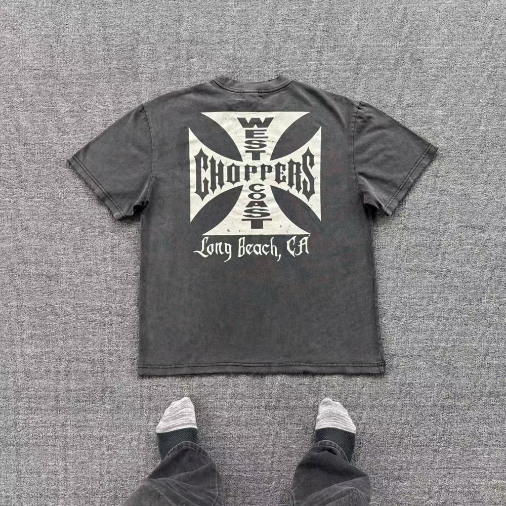 เสื้อยืดผู้ชายแขนสั้น ผ้าฝ้าย 100% ขนาดใหญ่ สไตล์วินเทจ ลายภาพสไตล์เรโทร