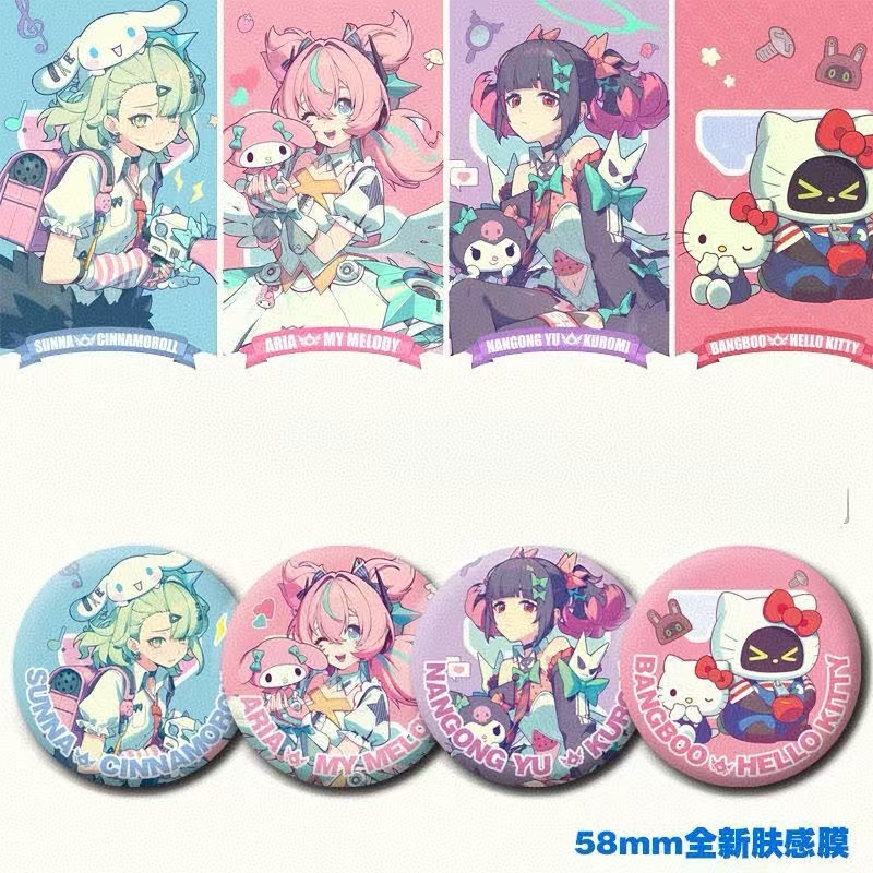 ZZZ Angels of Delusion badge Aria Sunna Nangong Yu สินค้าอนิเมะ