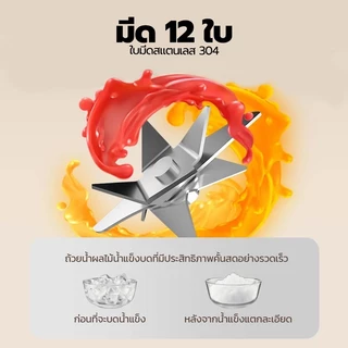 🔥ปั่นน้ําแข็งได้🔥 JOYOUNG ผลไม้คั้นน้ำผลไม้ 7000mAh 600ml เครื่องปั่นแบบพกพา เครื่องปั่นน้ำผลไม้ชาร์จไฟ ทำมิลค์เชค สมูทตี้