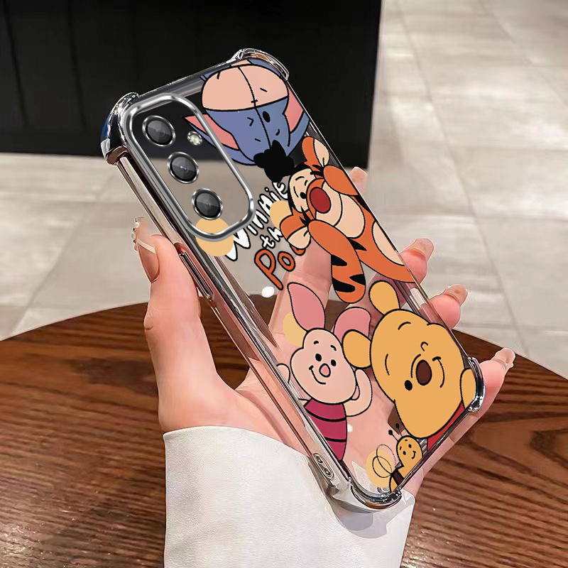 เคสสําหรับ Samsung A37 A57 5G A27 A17 A07 Winnie Case Air Bag Protection Case Clear กันกระแทก