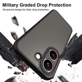 UFLAXE OSMA - เคส Xiaomi POCO X8 Pro / Redmi Turbo 5 - เคสแข็งกันกระแทก เคสโทรศัพท์ด้านป้องกันรอยนิ้วมือการปกป้องเต็มรูปแบบ