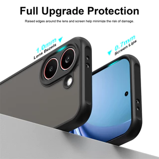 UFLAXE OSMA - เคส Xiaomi POCO X8 Pro / Redmi Turbo 5 - เคสแข็งกันกระแทก เคสโทรศัพท์ด้านป้องกันรอยนิ้วมือการปกป้องเต็มรูปแบบ