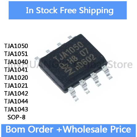 5PCS TJA1050 TJA1051 TJA1040 TJA1041 TJA1020 TJA1021 TJA1042 TJA1044 TJA1043 SOP-8 ในสต็อกขายส่ง