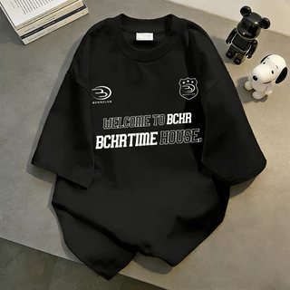 【จัดส่งจากกรุงเทพฯ】LABZAA เสื้อยืดแขนสั้นคอกลม วินเทจฟอกน้ำ Oversized ลวดลายแฟชั่น ผ้าฝ้าย 100% YG599