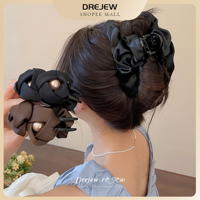 กิ๊บทิ้มผมผ้าซาตินอะคริลิค สไตล์หรูหราและสง่าอย่างย้อนยุค ราคา ถูกที่สุด ดีลบีเคเค รูปภาพหลัก