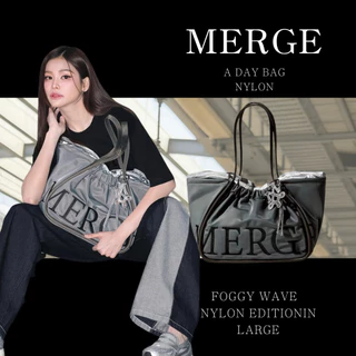 【พร้อมส่ง】🇹🇭 กระเป๋าไนลอน MERGE A DAY ของแท้ 100% กระเป๋าถือ/กระเป๋าสะพายไหล่ กันน้ำ มีทุกขนาด (มินิ/กลาง/ใหญ่/ใหญ่พิเศษ) สินค้าพร้อมส่งจากประเทศไทย จัดส่งด่วน 💯👜