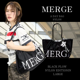 【พร้อมส่ง】🇹🇭 กระเป๋าไนลอน MERGE A DAY ของแท้ 100% กระเป๋าถือ/กระเป๋าสะพายไหล่ กันน้ำ มีทุกขนาด (มินิ/กลาง/ใหญ่/ใหญ่พิเศษ) สินค้าพร้อมส่งจากประเทศไทย จัดส่งด่วน 💯👜