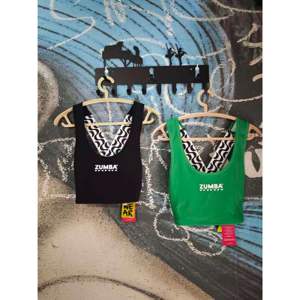 ซูมาบา 2026ใหม่บาร์ชุดชั้นในกีฬาสวยกลับ ซูมาบา พร้อมสต็อกผู้หญิงกีฬาฟิตเนสเสื้อผ้าเสื้อกั๊กสีเขียวสีดําที่มีการเปิดฟรีแผ่นหน้าอก