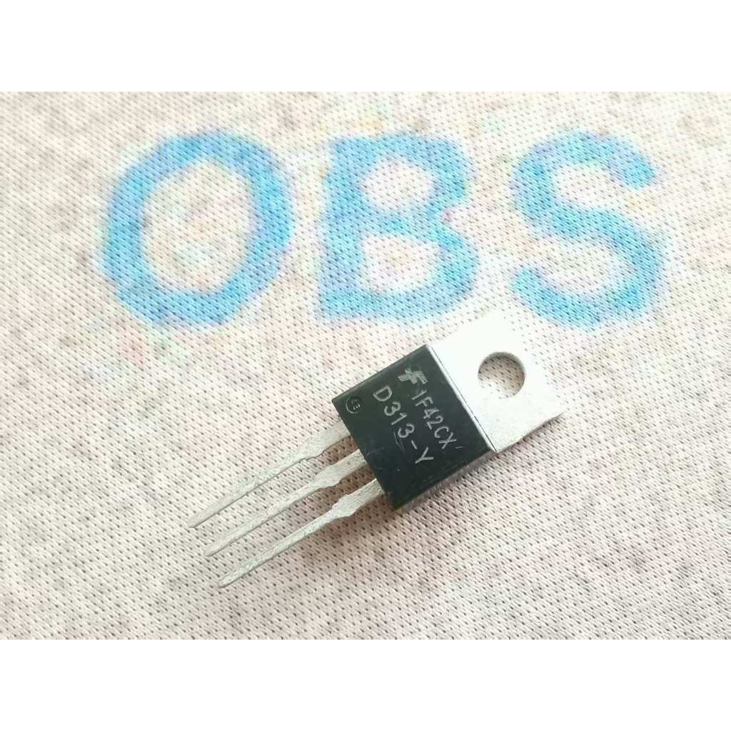 ((10 ชิ้น) D313Y ยี่ห้อใหม่ 2SD313Y PNP Power ทรานซิสเตอร์โกดังนําเข้าพร้อมสต็อก D313-Y TO-220 60V 8