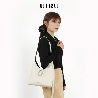 UIRU กระเป๋าทอท์สไตล์ฟชั่น พร้อมกระเป๋าเครื่องสำอาง สายปรับความยาวได้ สำหรับทำงาน