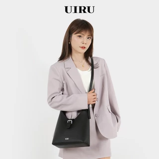 UIRU กระเป๋าทอท์สไตล์ฟชั่น พร้อมกระเป๋าเครื่องสำอาง สายปรับความยาวได้ สำหรับทำงาน