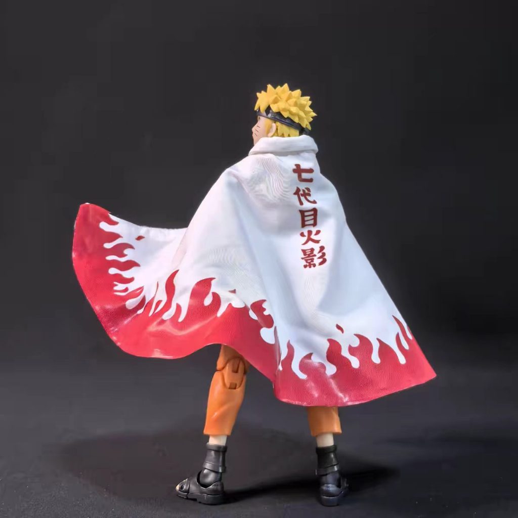 Shf Naruto Seventh Generation Uzumaki Naruto Cloak Naruto Cloak Cloak Cloak Cloak Robe เสื้อผ้าไม่มี