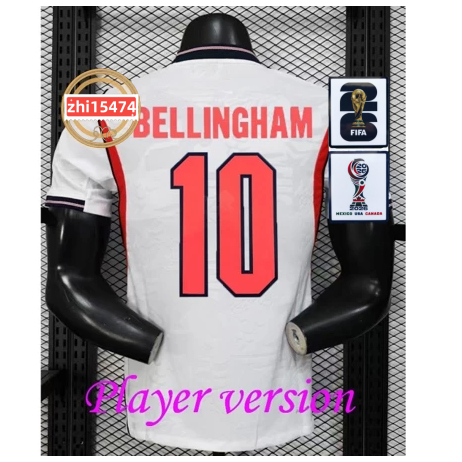 [Player Version]26-27 england_National Home Football Jersey T-Shirt Men Kits Football Kits ﻿เสื้อเจอ