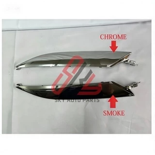 สําหรับ HONDA HRV HR-V 2018 - 2021 T7Aโคมไฟหัว/โคมไฟDAI/ไฟหน้าMOLDING GARNISH CHROME & SMOKE