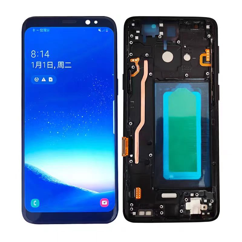 สําหรับ SAMSUNG Galaxy S8 S8 plus S9 S9 plus S10 S10plus S10E หน้าจอสัมผัส LCD กรอบ