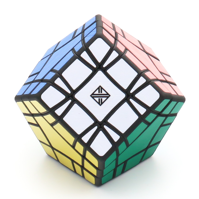 X2 Xsquared Shattered Diamond SLA SLS 3D การพิมพ์หลักสีเขียวสีดํา Magic Cube Twisty ปริศนาปัญญาของเล