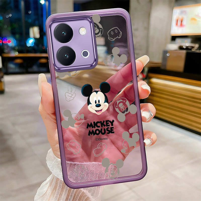 Vivo Y05 Y11d Y21 5G Y21d Y31 5G Casing Mickey Family Mobile Case Cute Clear Candy Silicon Case Came