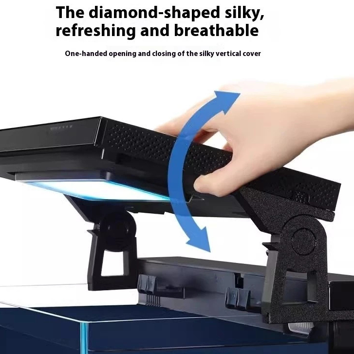 ใหม่ Xiaomi สมาร์ทถังปลาความสูงวงเล็บสามารถยืนฝาครอบ Defogging Breathable สะดวกเปิดและปิดปลา ✨เอส-เอบีซี