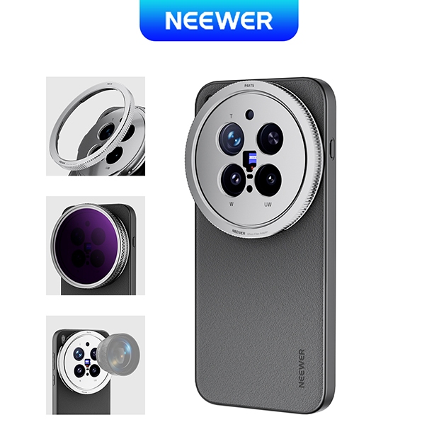 เคส NEEWER PA175 พร้อมอะแดปเตอร์ 17 มม./67 มม. เข้ากันได้กับ VIVO X300 Pro