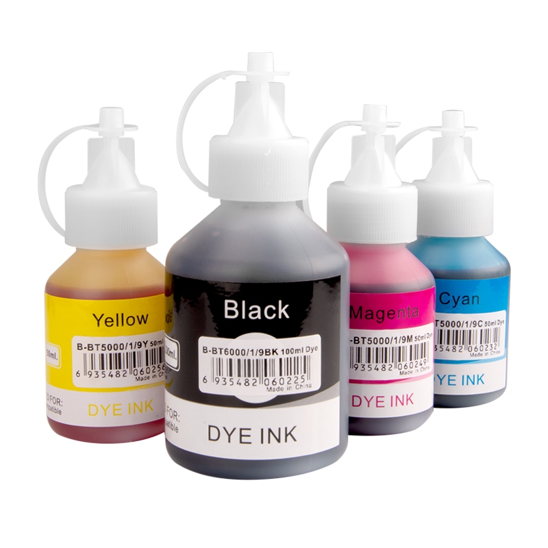 BTD60 BTD60BK BT6001BK BT6000 BT5000 BT6000BK ใช้งานร่วมกับน้ําเติม Tintas หมึกสําหรับ Brother DCP-T