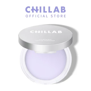 CHILLAB Lavender Matte Powder 10g แป้งม่วงควบคุมความมัน ไร้สีไร้ฝุ่น ลดความมัน ติดทน ผช.ใช้ได้