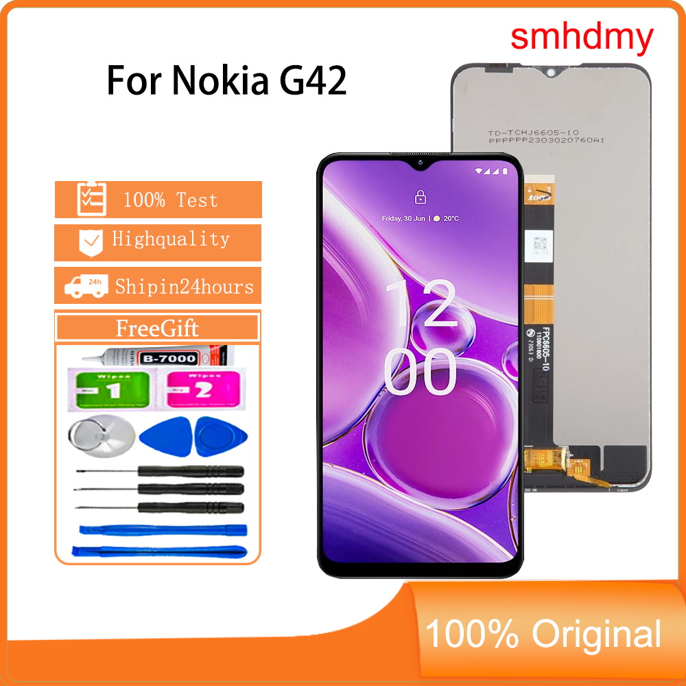 Smhdmy Ori สําหรับ Nokia G42 จอแสดงผล LCD เปลี่ยนหน้าจอสัมผัส