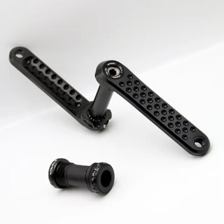 EVOSID จักรยานเสือหมอบ Crankset อลูมิเนียม hollow one-piece crank WIDE และ NARROW chainring CNC กลวง 8-12 ความเร็วแผ่นเดียวโดยตรงข้อเหวี่ยง 40T/42T/44T/16T/48T