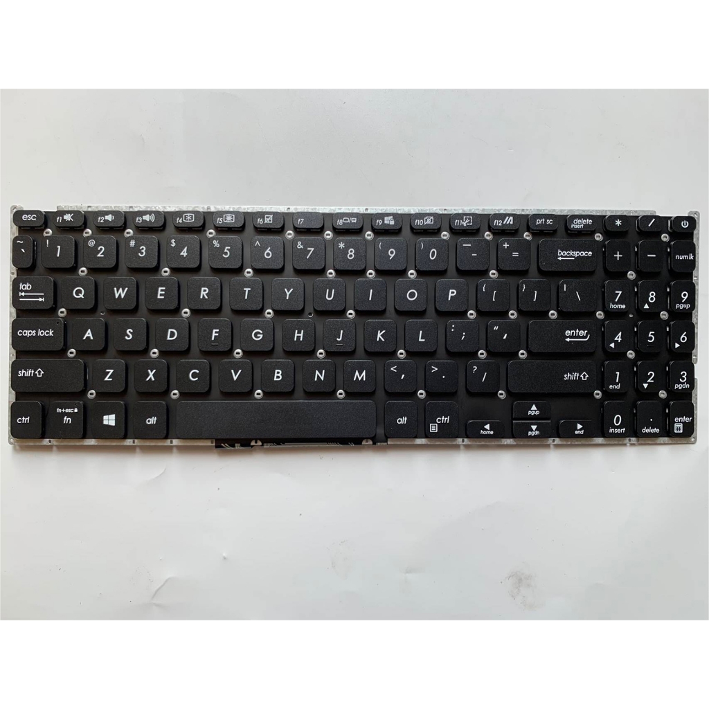US Layout แป้นพิมพ์แล็ปท็อปสําหรับ Asus X509 X509F X509D M509 M509D X515 X515M F515 F515E ไม่มีจุดไม