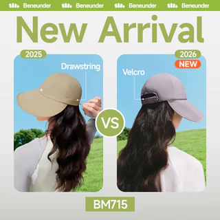 24 ship-Beneunder BM715, UPF100+ หมวกกันแดดผู้หญิงมี 270° หมวกปีกกว้างกันน้ําน้ําหนักเบาเป็นพิเศษ 52g, Cooling & Quick-Dry, Washable, Ajustable, 5A ต้านเชื้อแบคทีเรีย, Uv Hat UV Cap