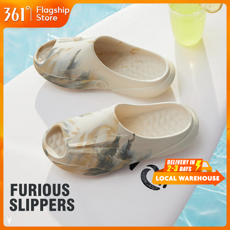 【361Degrees】Furious | รองเท้าแตะกีฬาแฟชั่นกลางแจ้งสำหรับทุกเพศ 672621110