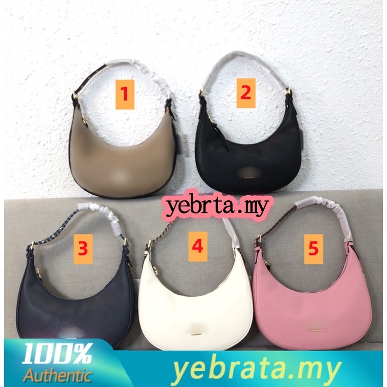 ใหม่ C4108 C1322 C1320 Bailey Hobo หนังลายเซ็นเคลือบผ้าใบผู้หญิงกระเป๋าถือไหล่ครึ่ง Moon กระเป๋า