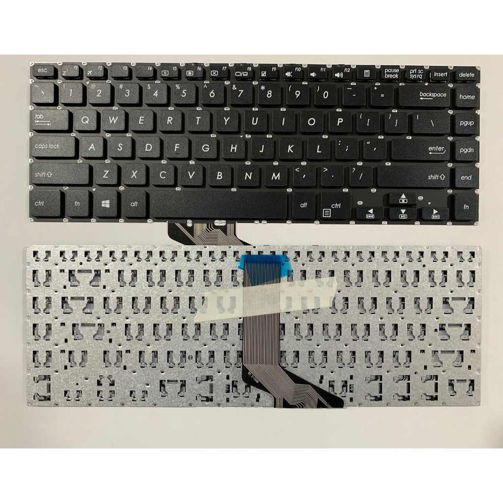 US Layout แป้นพิมพ์แล็ปท็อปสําหรับ ASUS PRO P1440 P1440F P1440FA P1440UF P1440U P1440UA ไม่มีจุดไม่ม