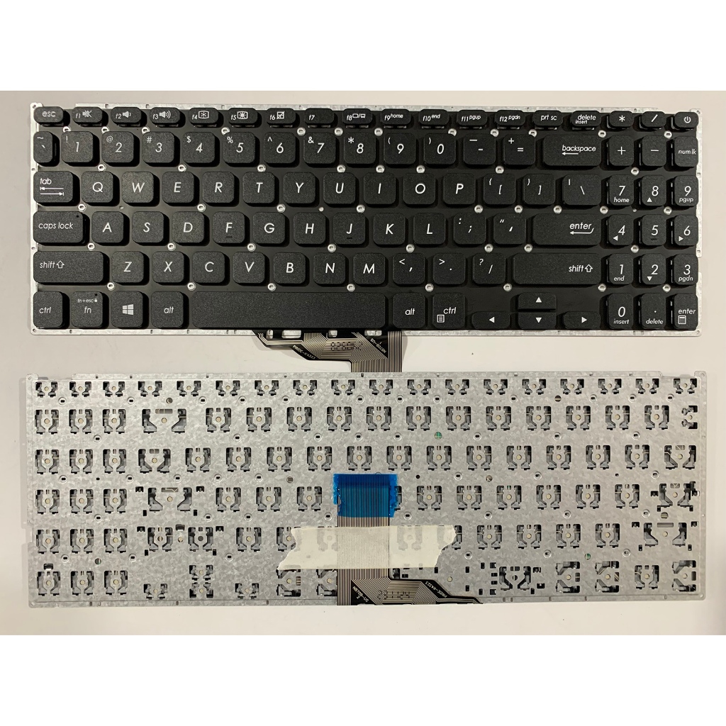US Layout แป้นพิมพ์แล็ปท็อปสําหรับ Asus X512 X512D X512DA X512F X512FA X512J X512U ไม่มีจุดไม่มีเรือ
