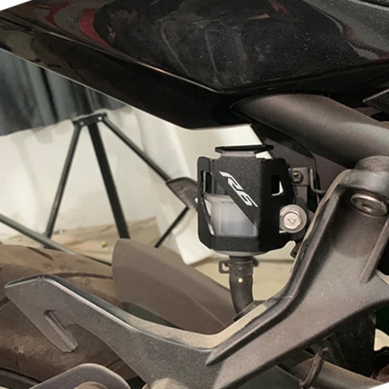 สําหรับ YAMAHA YZFR6 YZF-R6 YZF R6 2010-2023 R 6 อุปกรณ์เสริมด้านหน้าและด้านหลังน้ํามันเบรกถังน้ํามั
