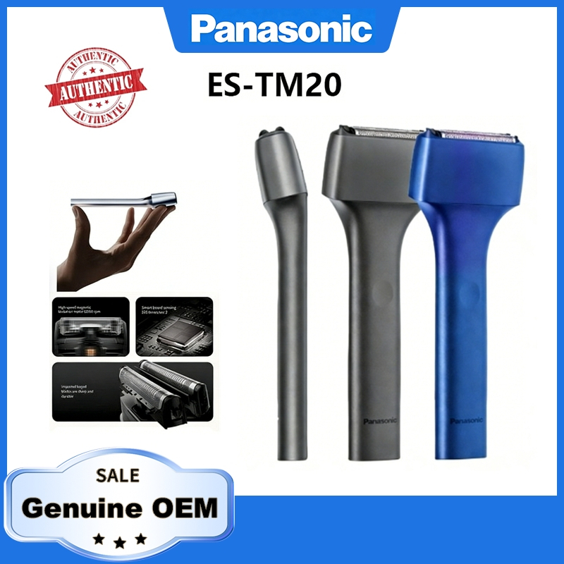 Panasonic ES-TM20 Air Shaver เครื่องโกนหนวดไฟฟ้าแบบลูกสูบสําหรับผู้ชาย AI โกนหนวดตรวจจับอัจฉริยะ