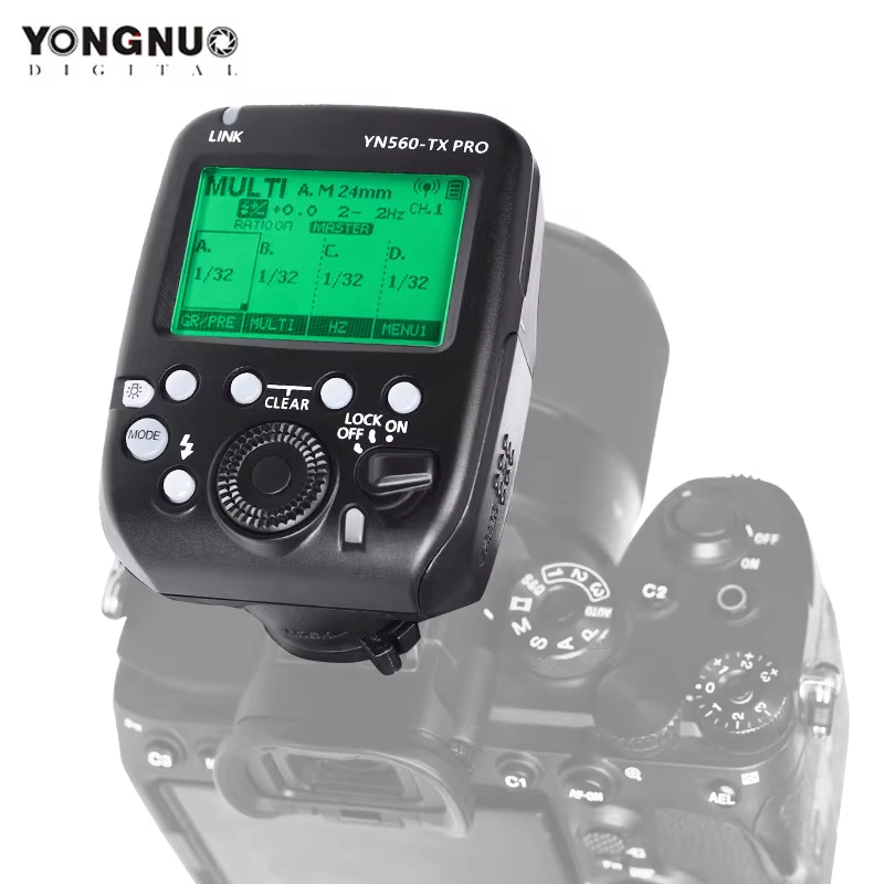 YONGNUO YN560-TX PRO 2.4G ความเร็วสูง Synchronous TTL Flash Trigger สําหรับ Canon Nikon Sony YN200 Y