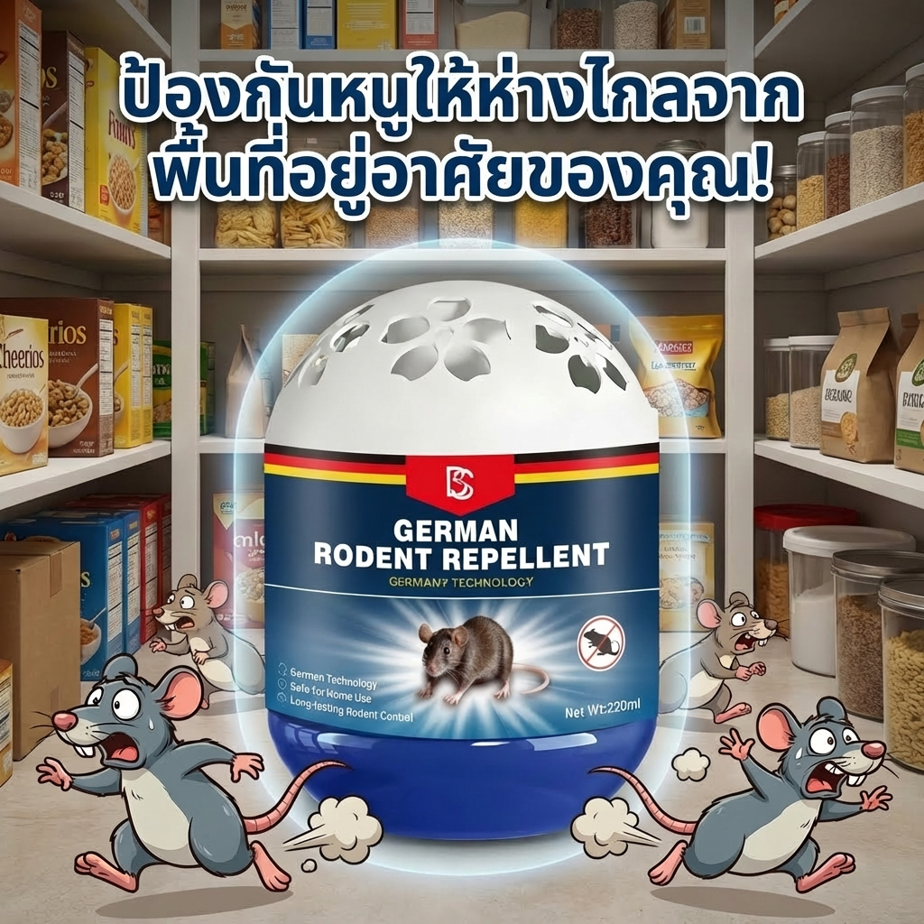 🛡️ไล่หนูยาวนาน🐁ซื้อ 1 แถม 1🐁 ยากําจัดหนู ยาไล่หนู ไล่หนู กําจัดหนู เพียงเติมน้ำ ก็ใช้ซ้ำได้ไม่จำกัด ยาฆ่าหนู  กำจัดหนู