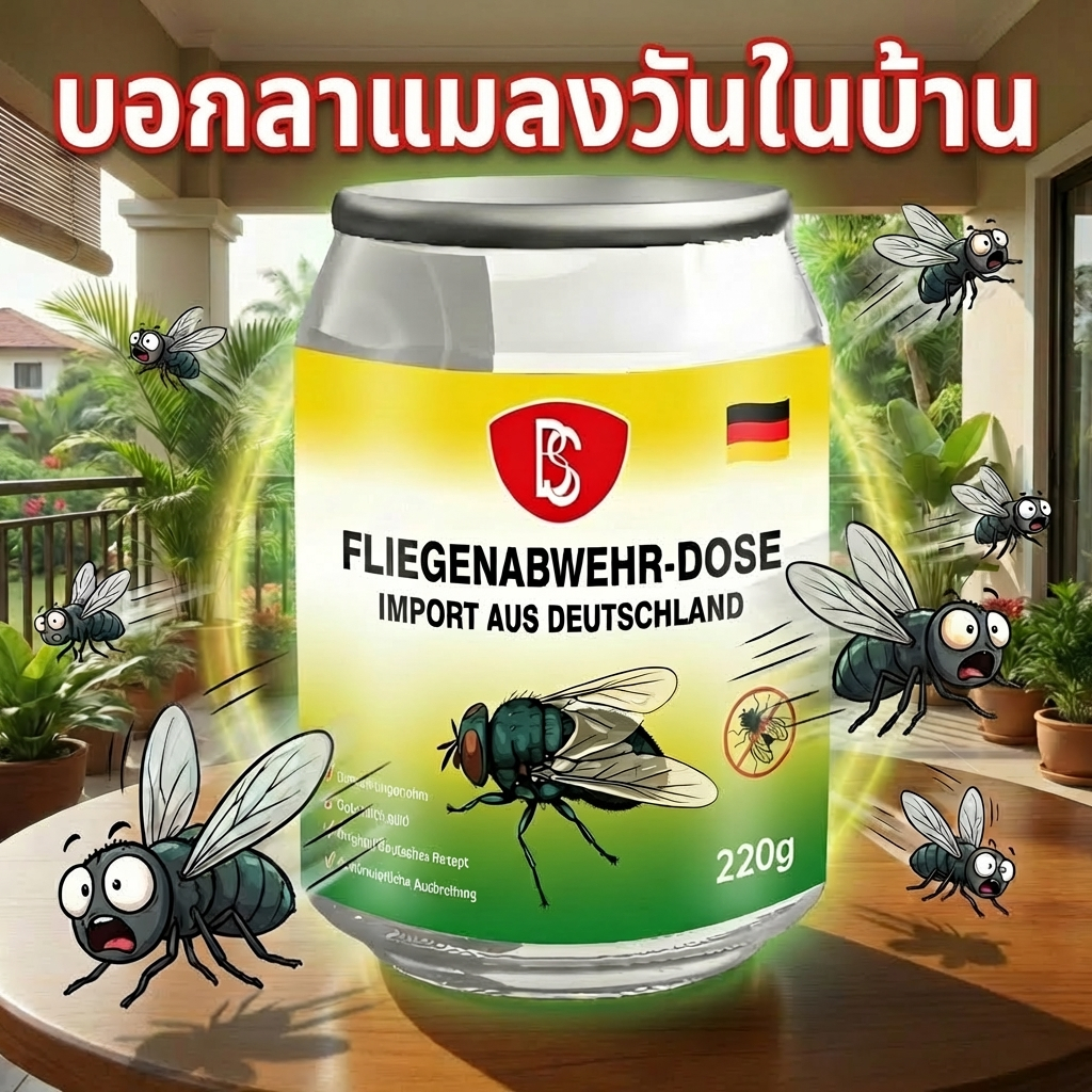 🛡️มองไม่เห็นแมลงวันแม้แต่ตัวเดียว🪰ซื้อ 1 แถม 1🪰 ไล่แมลงวัน ไล่แมลงหวี่ ไล่แมลงวี่ กำจัดแมลงวัน เพียงเติมน้ำ ใช้งานได้ต่อเนื่อง ดักแมลงวัน