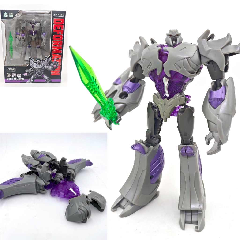 TAIBA TB-07F Transformation Dark Master MGTron Galvatron Megotroun TFP Action Figure หุ่นยนต์คอลเลกชันรุ่น Deformed ของเล่นของขวัญ